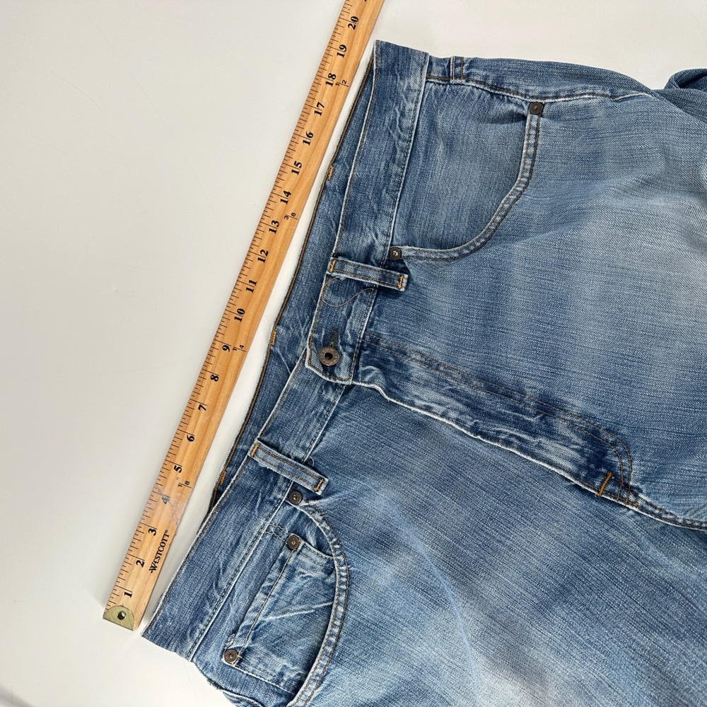 Polo Jeans Company‎ Thompson Loose Fit Mens Blue Denim Jeans 40x30 Skater Pipe - Picture 2 of 14
